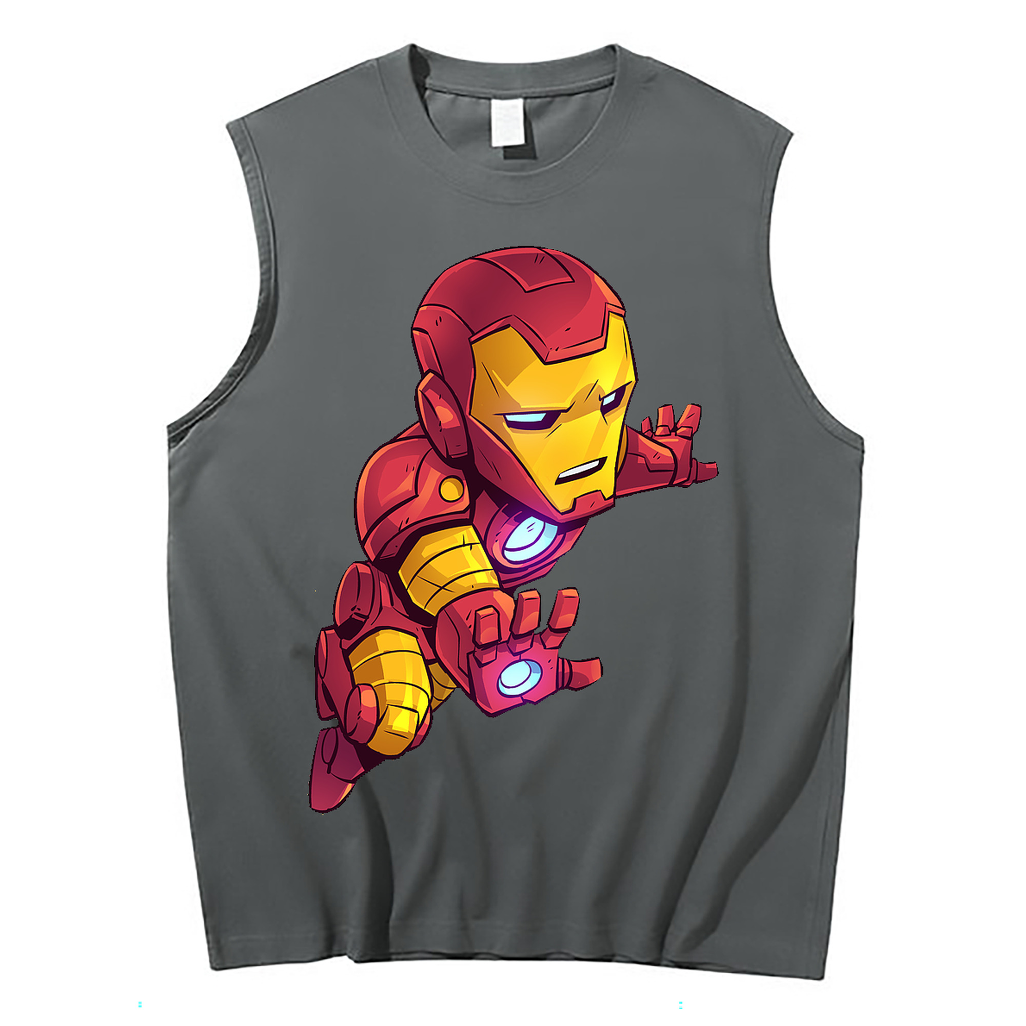 （画像用） アベンジャーズ The Avengers コットン100％タンクトップ（フロントプリント）